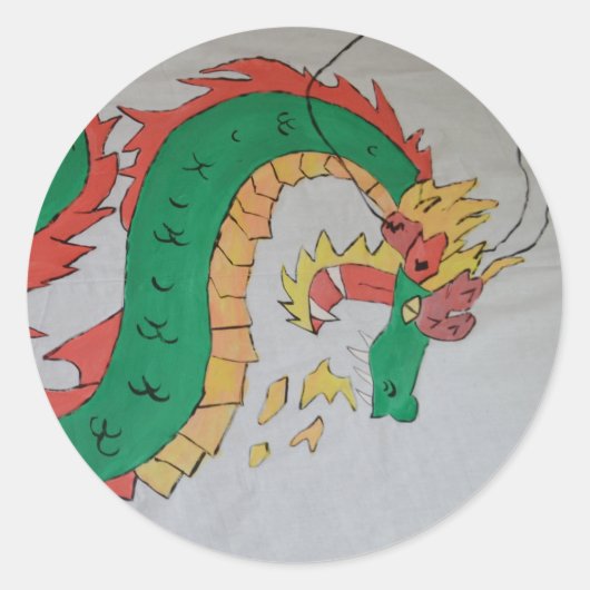 Een draak stickers (Voorkant)