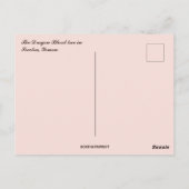 Een dragobloedboom in Socotra Jemen Briefkaart (Achterkant)