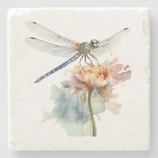 Een Dragonfly Marble Onderzetter