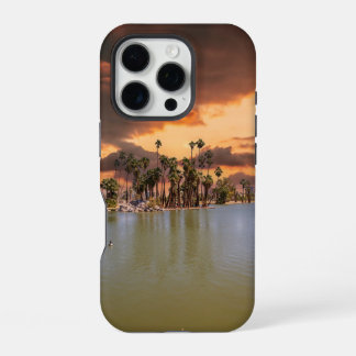 Een dramatische zonsondergang in Encanto Park iPhone 16 Pro Hoesje