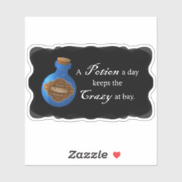 Een drankje per dag vinyl Sticker
