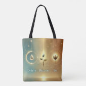 Een Drie-eenheid van Transformatie Tote Bag (Achterkant)