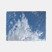 Een driehoek van wolken fleece deken (Voorkant (Horizontaal))