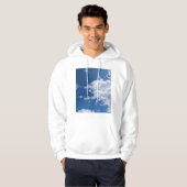 Een driehoek van wolken hoodie (Voorkant volledig)