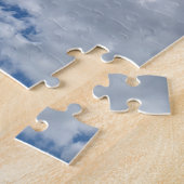 Een driehoek van wolken legpuzzel (Zijkant)