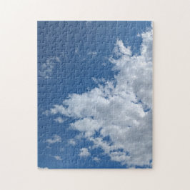 Een driehoek van wolken legpuzzel