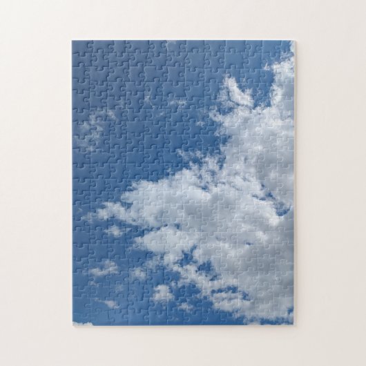 Een driehoek van wolken legpuzzel (Verticaal)