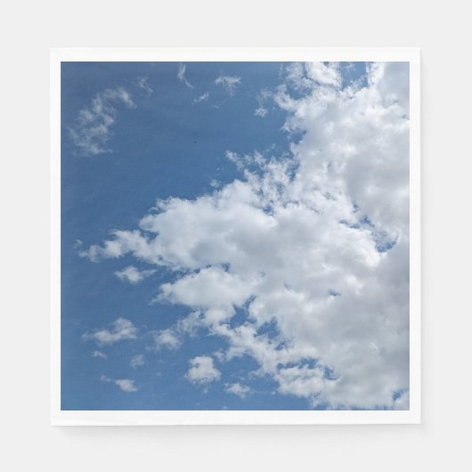 Een driehoek van wolken servet (Voorkant)