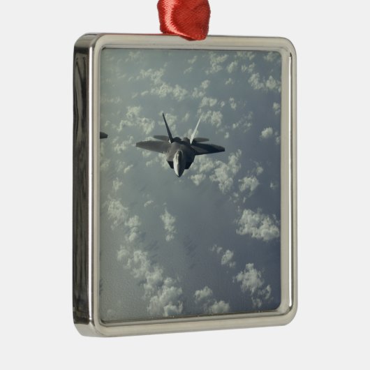 Een driepuntsformatie van F-22 Raptors Metalen Ornament (Rechts)