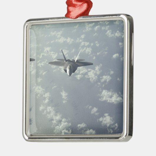 Een driepuntsformatie van F-22 Raptors Metalen Ornament (Links)