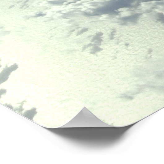 Een driepuntsformatie van F-22 Raptors Poster (Hoek)