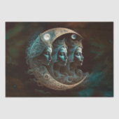 Een drievoudige godin Moon-ontkoppeling Tissuepapier (Voorkant)