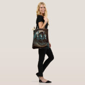 Een drievoudige godin Moon-ontkoppeling Tote Bag (Op model)