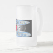 een drink hebben matglas bierpul (Voorkant rechts)