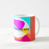 Een drink mok voor Kate gemengd gekleurd ontwerp (Voorkant rechts)