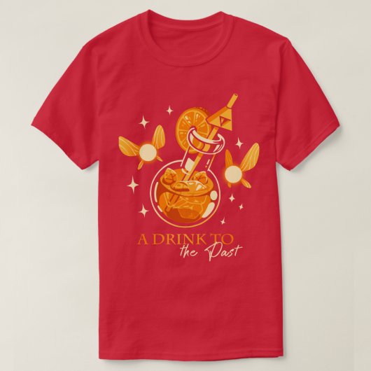 Een Drink naar het verleden T-shirt (Design voorkant)