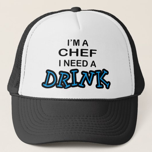 Een Drink nodig - Chef Trucker Pet (Voorkant)