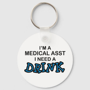 Een Drink nodig - Medische hulp Sleutelhanger