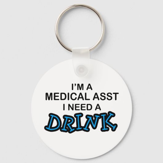 Een Drink nodig - Medische hulp Sleutelhanger (Voorkant)