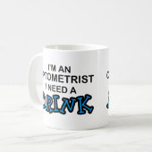 Een Drink nodig - Optometrist Koffiemok (Voorkant links)