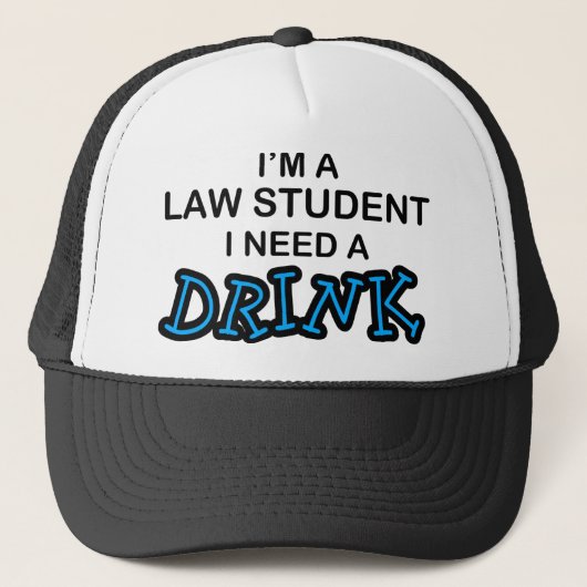 Een Drink nodig - Wettelijke student Trucker Pet (Voorkant)