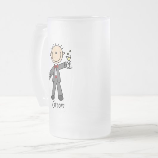 Een Drink voor de Groom Mok (Voorkant links)