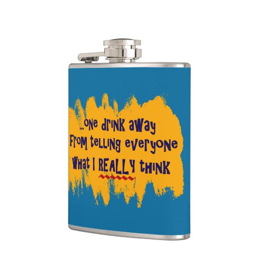 Eén Drink weg... Heupfles (Links)