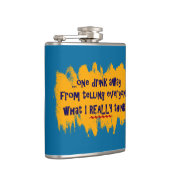 Eén Drink weg... Heupfles (Rechts)