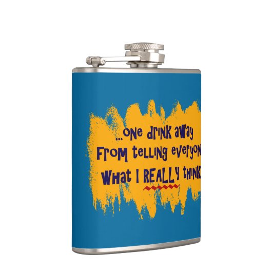 Eén Drink weg... Heupfles (Rechts)