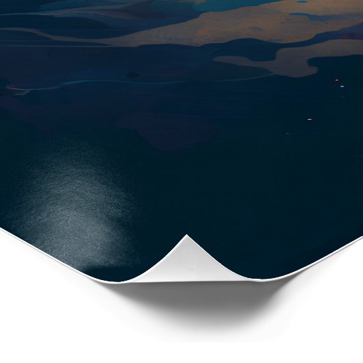 Een dromer mooi dromerig kunstschilderij perfect poster (Hoek)