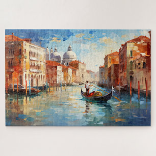 Een dromerig artistiek Uitzicht van de drijvende s Legpuzzel