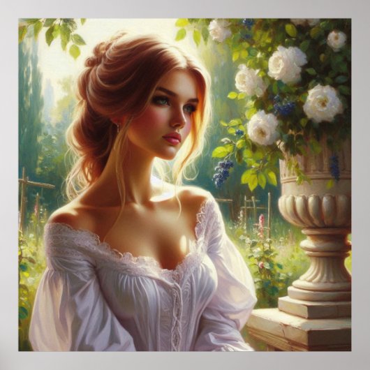 Een dromerige blik poster (Voorkant)