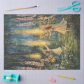 Een dromerige Foxhandschoenen Fairy Series Design Tissuepapier (Craft)