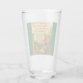 Één Dronken Muis – Kerstkaart Chaos Glas (Achterkant)