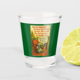 Één Dronken Muis – Kerstkaart Chaos Shot Glas