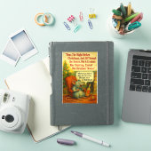 Één Dronken Muis – Kerstkaart Chaos Sticker (iPad Cover)