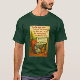 Eén Dronken Muis – Kerstkaart Chaos T-shirt