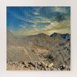 Een droog landschap legpuzzel