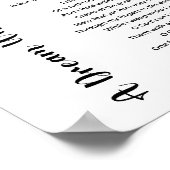 Een droom in een droomgedicht door Edgar Allan Poe Poster (Hoek)