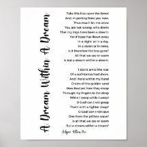 Een droom in een droomgedicht door Edgar Allan Poe