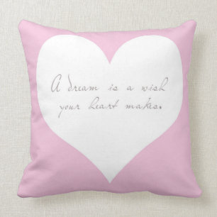 Een droom is een Wish Pillow Kussen