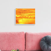 " Een droom uitgesteld - opkomende" Sunrise Canvas Afdruk (Insitu (Woonkamer))