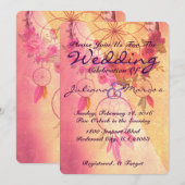 Een droom van een huwelijksuitnodiging kaart (Voorkant / Achterkant)