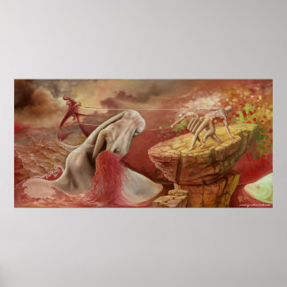 Een droom van een visser poster