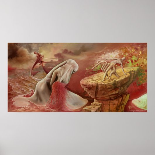 Een droom van een visser poster (Voorkant)