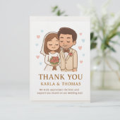 Een Droom van Liefde Bedankkaart (Staand voorkant)