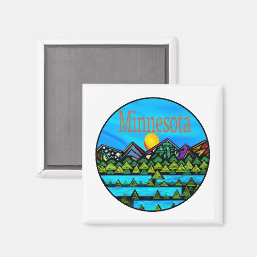 Een droom van Minnesota Magneet (Voorkant / Achterkant)