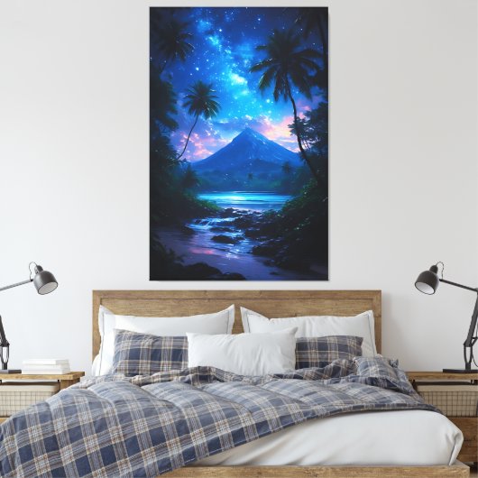 Een droom van Nusantara Canvas Afdruk (Insitu (Slaapkamer))
