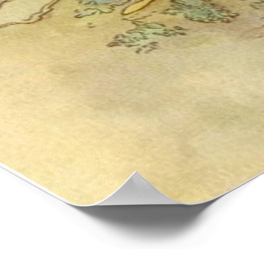 Een droom van 's midzomernachts van Warwick Goble Poster (Hoek)