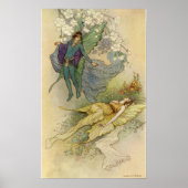 Een droom van 's midzomernachts van Warwick Goble Poster (Voorkant)